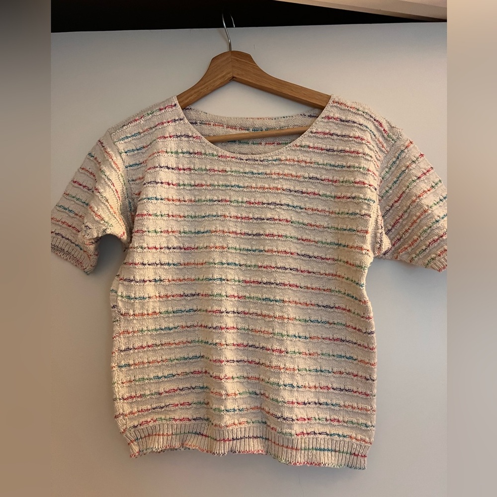 Multicolor Striped Women's Top